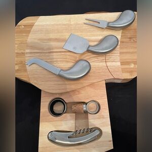 Legacy by Picnic Time Charcuterie Cheese Board And Tools Golf Themed with Drawer